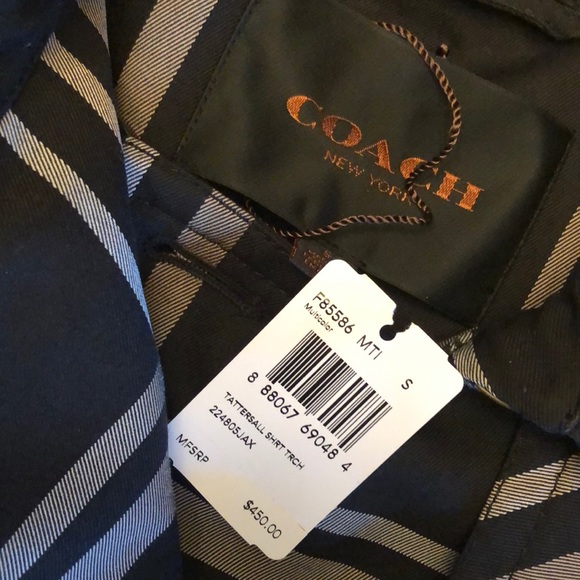 NWT-Coach Double Breasted PeaCoat-Lightweight-S - Picture 16 of 16
